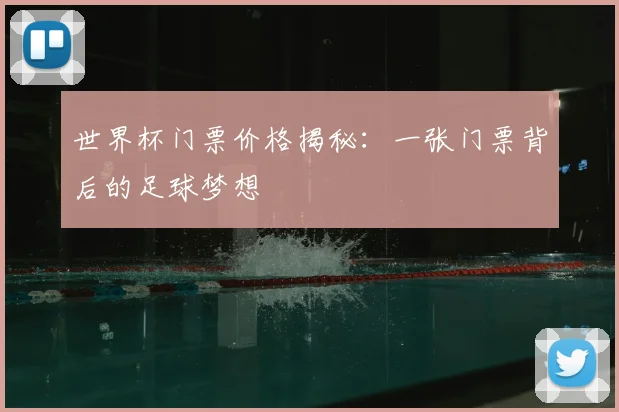 世界杯门票价格揭秘：一张门票背后的足球梦想