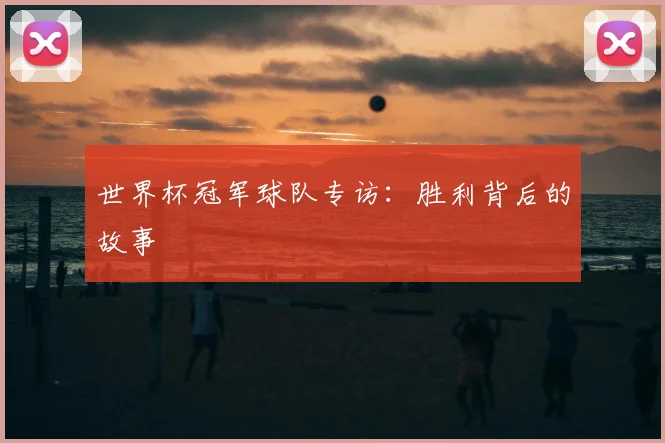 世界杯冠军球队专访：胜利背后的故事